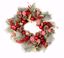 Picture of 22" Plastic Pine Wreath W/Pine Cone/Ball/Berry Ornament