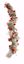 Picture of 5' Frosted Pine Garland W/Pine Cone, Holly, Red Metallic & Peppermint Decor