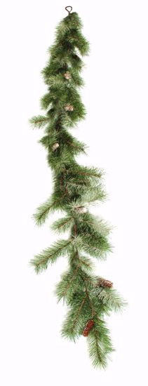 Picture of 6' Frosted Slash Pine W/Cones Garland