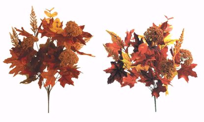 Picture of 2 Asst 20" Fall Mixed Leaves Bush x10
