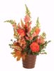 Picture of 4 Asst Autumn Spice Ribbed Pot Cover 4"
