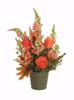 Picture of 4 Asst Autumn Spice Ribbed Pot Cover 6"