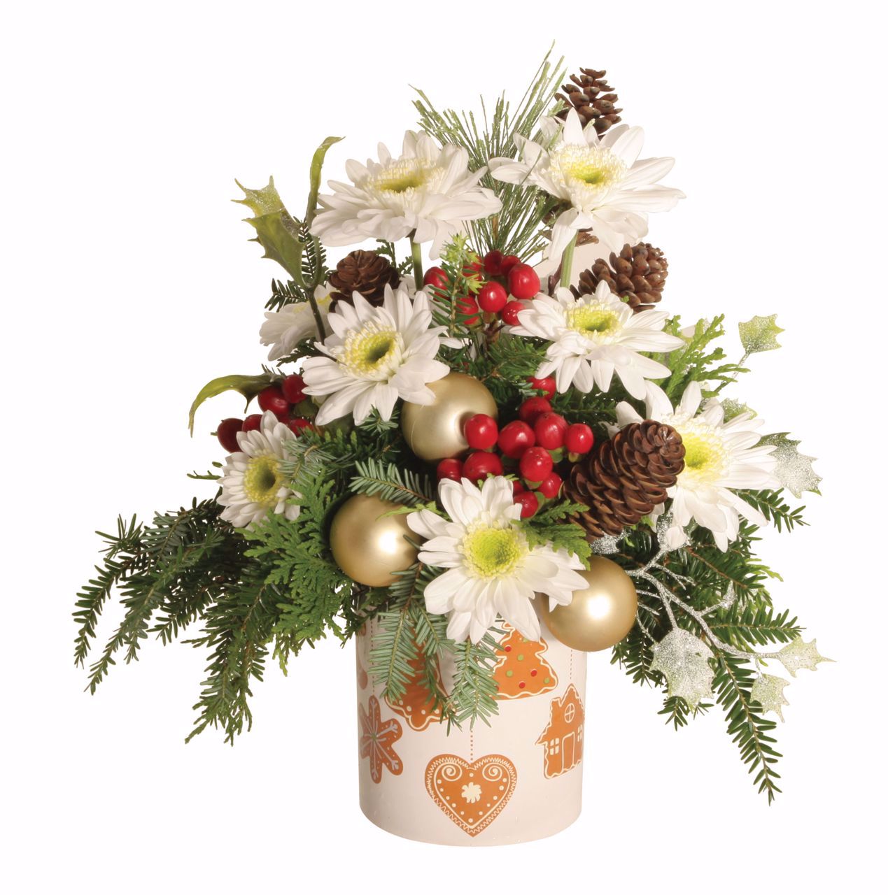 DirectFloral. Gingerbread Pot 4