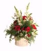 Picture of S/3 Round Chipwood W/Bale Handle White