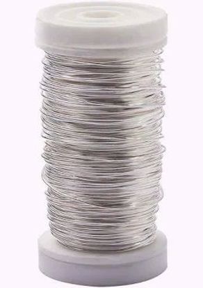 Picture of 24 Gauge Metallic Wire-Silver