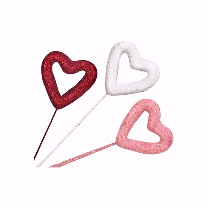 Picture of 3 Asst 50mm Open Heart Picks
