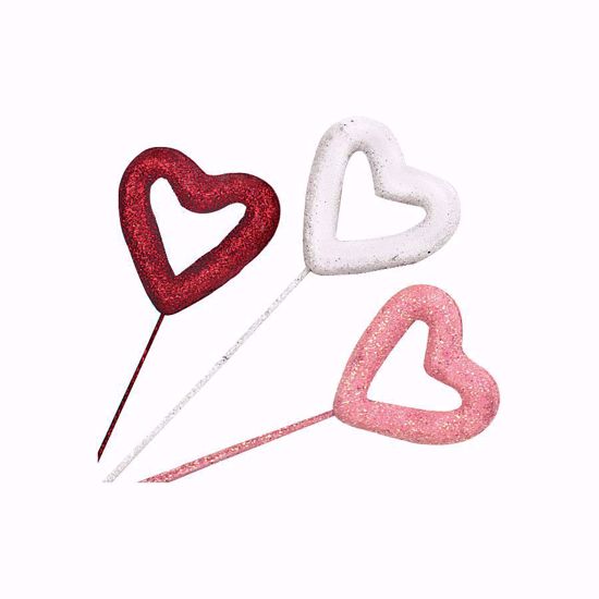 Picture of 3 Asst 80mm Open Heart Picks