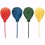 Picture of 4 Asst 50mm Primary Color Glitter Balloons
