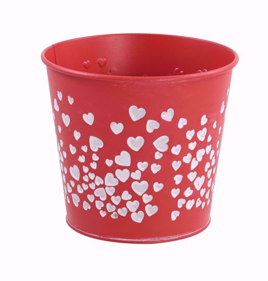 Picture of Embossed Hearts Pot Cover  5.5"