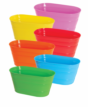 Picture of 6 Asst Color Pop Planter 12"