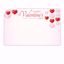 Picture of Happy Valentine's Day Hearts Enclosure Card (PACK 50)