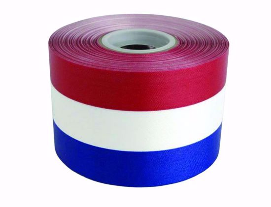 Picture of #40 Poly Satin Ribbon Patriotic