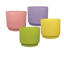 Picture of 4 Asst Botanical Vibe Ceramic Pot 5"