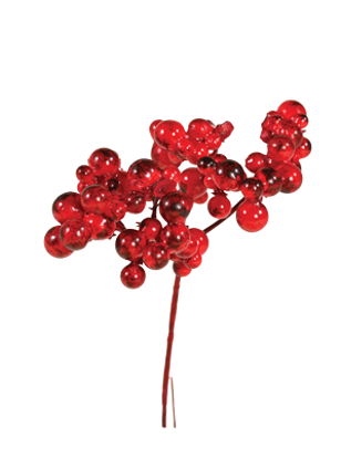 Picture of 8.5" Mixed Red Berry Spray
