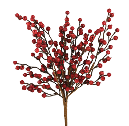 Picture of 18" Real Touch PVC Red Berry Bush