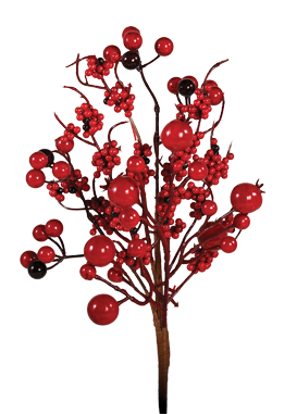 Picture of 16.5" Faux Berry Pick