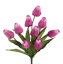 Picture of 17.5" Satin Tulip Bush x 9 - Lilac