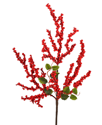 Picture of 18" Red Berry Twig Spray x 3