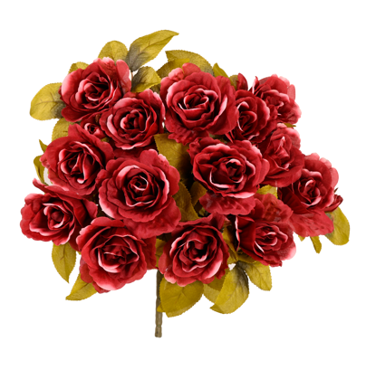 Picture of 16" Rose Bush x 14 - Burgundy
