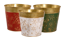 Picture of 3 Asst Snowflake Pot Cover 4.5"