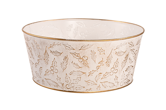 Picture of Gold Holly Berry Planter 9.75"