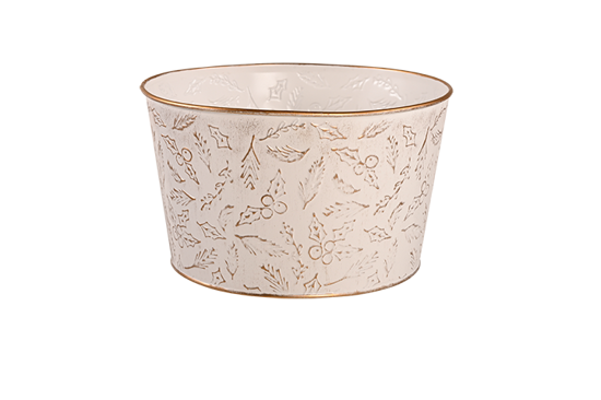 Picture of Gold Holly Berry Azalea Pot Cover 6.75"