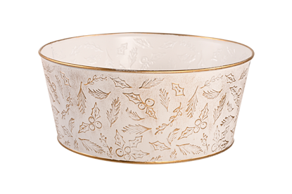 Picture of Gold Holly Berry Planter 11.75"