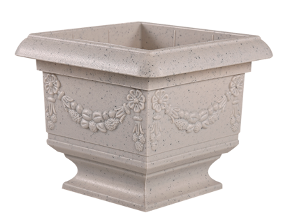 Picture of 6" Baroque Pedestal Planter - Concrete