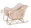 Picture of Gold Holly Berry Sleigh 6.75"