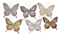 Picture of 6 Asst Soft Metallic Butterfly Pick
