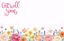 Picture of Get Well Soon Flower Garden Enclosure Card (PACK 50)