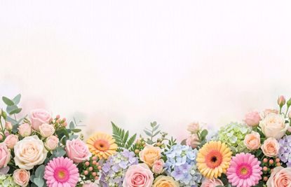 Picture of Enclosure Card Flower Fancy (No Sentiment) (PACK 50)