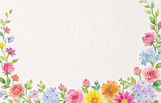 Picture of Enclosure Card Flower Fantasy (No Sentiment) (PACK 50)
