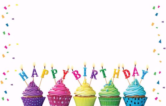 Picture of Happy Birthday Cupcake Enclosure Card (PACK 50)