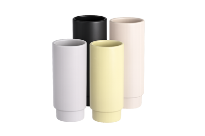 Picture of 4 Asst Essential Neutral Vase 6"
