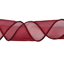 Picture of #9 Deluxe Sheer Wired Ribbon - Madam Red Rose