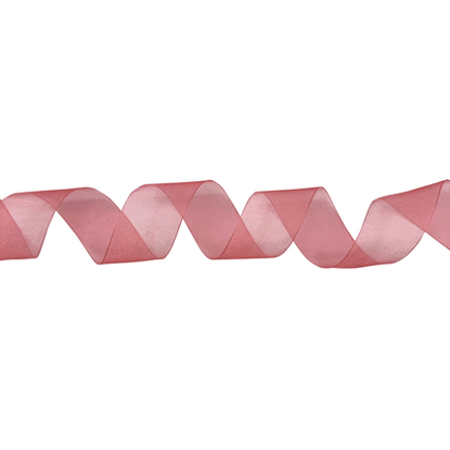 Picture of #9 Deluxe Sheer Wired Ribbon - Watermelon Ice