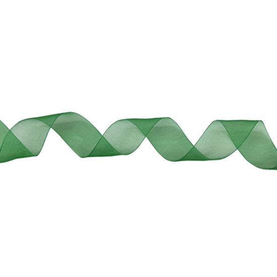Picture of #9 Deluxe Sheer Wired Ribbon-Hunter