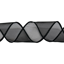 Picture of #40 Wired Edge Sheer Ribbon - Black