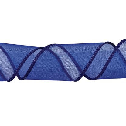 Picture of #40 Wired Edge Sheer Ribbon - Royal