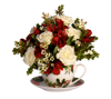 Picture of Poinsettia Teacup/Saucer