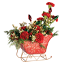 Picture of Red Holly Berry Sleigh 6.75"