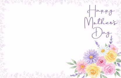Picture of Happy Mother's Day Enclosure Card (Pack 50)