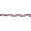 Picture of #3 Striped Chiffon Ribbon - Burgundy